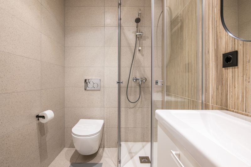 Shower with Compact Fixtures